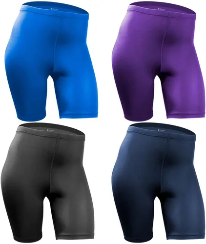 Vista 7 de Pantalones cortos de compresión para mujer, de la marca Aero Tech