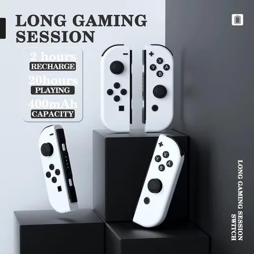 Vista 2 de LESTEDO Joycon Controller Compatible with Switch, Wireless Joy Cons Replacement for Switch Controller, Left and Right Switch Joycons Support Dual