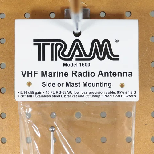 Vista 8 de Tram Browning 1600-HC VHF Antena marina con bobina de carga base, 38 pulgadas (WSP1600HC)