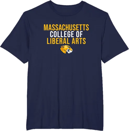 Vista 7 de Mass Liberal Arts MCLA Trailblazers - Camiseta apilada, Azul