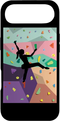 Vista 27 de Cute Colorful Rock Climbing Bouldering Wall Climber Case for iPhone 17
