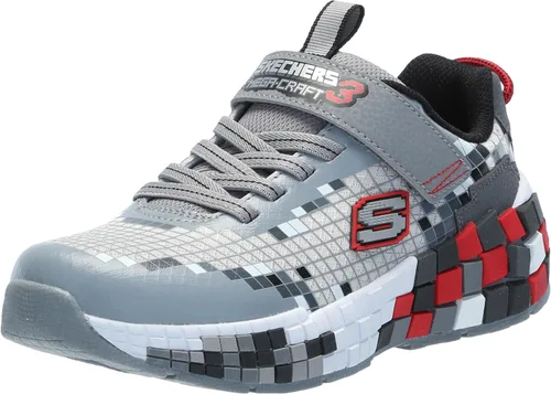 Vista 7 de Skechers Mega-Craft 3.0 unisex para niños Negro/Azul/verde lima