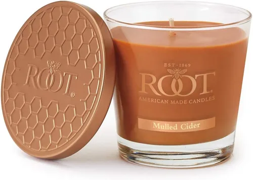 Vista 9 de Root Candles Velas Aromáticas de Otoño Panal de Miel Vela Artesanal Premium de Mezcla de Cera de Abeja, Veriglass Pequeño, Pera Bourbon