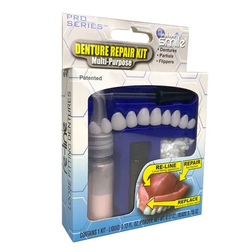 Vista 2 de Instant Smile Kit de reparación de dentaduras múltiples