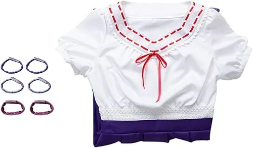 Vista 6 de HISHERTOY Disfraz para adultos disfraz de Isabela Madrigal vestido para mujer falda camisa disfraz para fiesta de Halloween