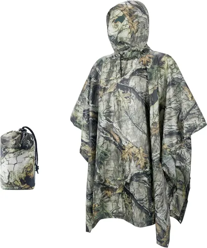 Vista 18 de Poncho de lluvia de camuflaje, abrigo impermeable multiusos