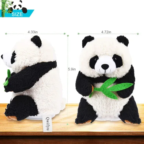 Vista 2 de Panda Parlante, Repite Lo Que Dices Juguete de Peluche Animal Compañero Panda para Niños y Niñas Regalo Infantil