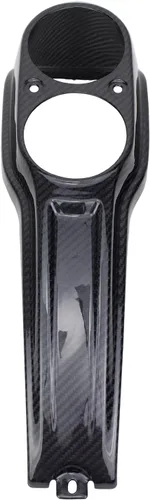 Vista 6 de POWER JAMES Cubierta de panel de consola de tanque de combustible de fibra de carbono 100% negro para Harley Davidson 18-22 Low Rider FXLR 2020 2021