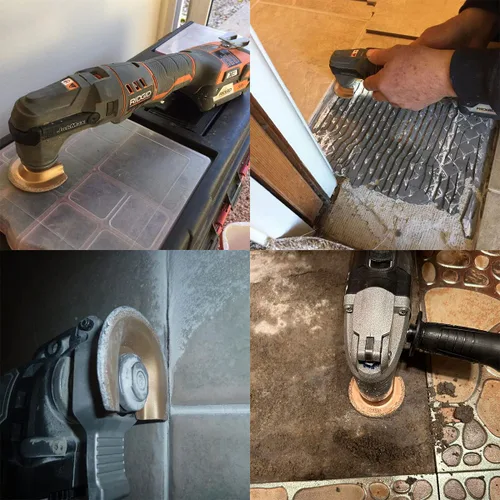 Vista 4 de XXGO 4 cuchillas de extracción de lechada de carburo de diamante para múltiples herramientas Lo mejor para quitar lechada de 1/8