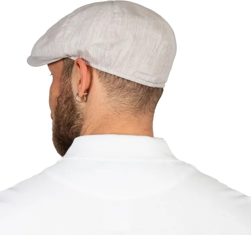 Vista 4 de Gorra de verano de algodón de 8 paneles para hombres y mujeres, sombrero clásico de panadero vintage