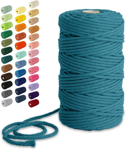 Vista 171 de Nook Theory Hilo de macramé de 3mm 109 yardas - Cuerda de macramé suave de 4mm, 5mm perfecta para nudos - Suministros de macramé para colgadores
