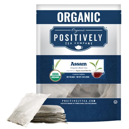 Vista 68 de Bolsas de hojas sueltas para té. Orgánicas por USDA. Positively Tea LLC.