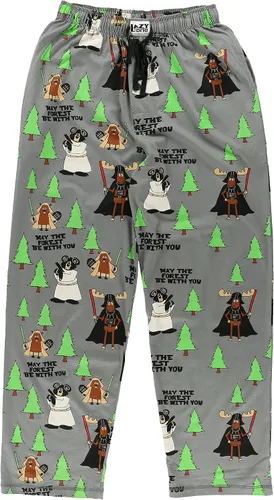 Vista 3 de Lazy One - Pantalones de pijama de animales para hombre, pantalones separados para hombre, pantalones de descanso