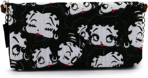 Vista 3 de KARACTERMANIA Cartera suave con cadena negra, 7.9 in, Negro -, Cartera suave con cadena negra