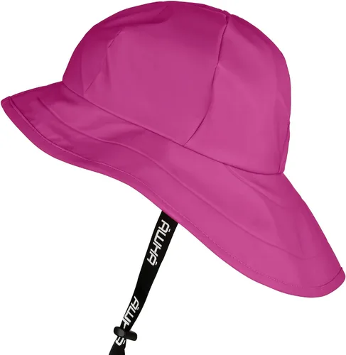 Vista 8 de AWHA Souwester, Sombrero de lluvia - Gorro impermeable con ala ancha y orejeras Negro