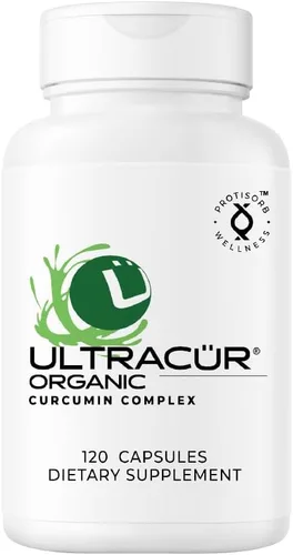 Vista 8 de UltraCur Curcumina de cúrcuma orgánica certificada por USDA, la curcumina que puedes sentir!™ Tecnología patentada de EE. UU. - El 70%