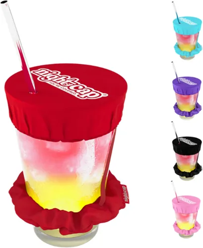 Vista 13 de Nightcap Coletero Cubrevasos - El Coletero Reutilizable para Prevención de Adulteración de Bebidas Como se Vio en Shark Tank