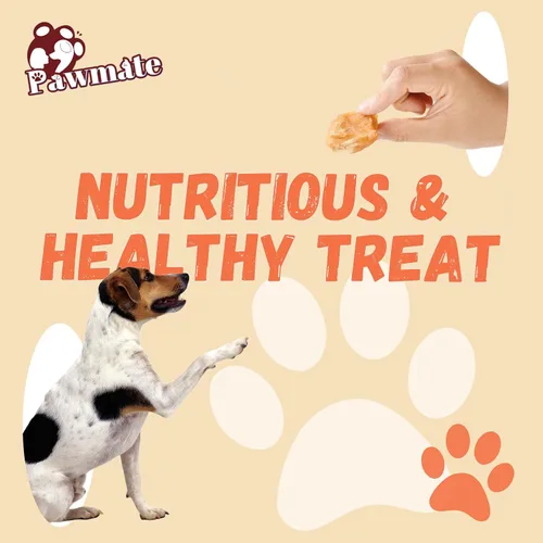 Vista 9 de Pawmate Dog Treats - Rebanadas de plátano envueltas en pollo con 1% de taurina, aperitivos de entrenamiento saludables ricos en fibra natural