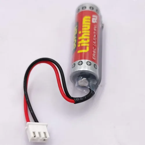 Vista 2 de (10 unidades) 1800mAh ER6C 3.6V PLC Batería AA compatible con ER6C para FX F2-40BL PLC