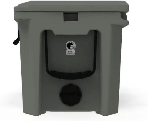 Vista 4 de Grizzly Coolers Refrigerador de 6 cuartos Verde lunar