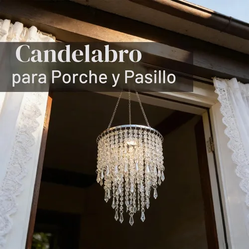Vista 6 de Candelabros brillantes con cuentas iridiscentes de 8.6 pulgadas de diámetro para centro de mesa de boda, sala de estar, dormitorio, evento y fiesta