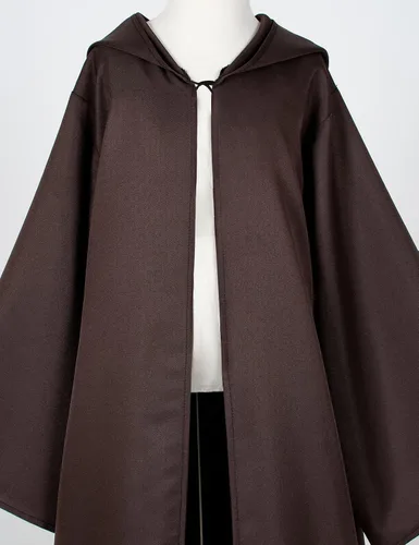Vista 5 de TOGROP Disfraz de caballero para niños, bata con capucha para niños y niñas, cosplay de 3 a 14 años