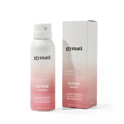 Vista 11 de Gymati Desodorante corporal natural en aerosol sin aluminio, unisex, paquete de 2