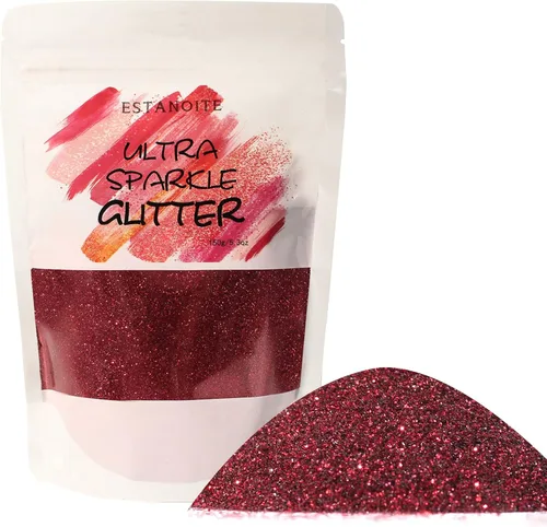 Vista 10 de Purpurina extrafina de 5.29 oz, polvo holográfico de purpurina ultrafina para resina, vasos, maquillaje, cara, ojos, cabello, cuerpo, manualidades