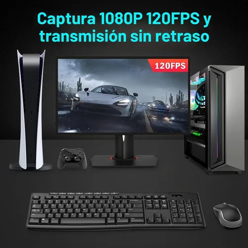 Vista 7 de Tarjeta de captura de juegos, grabación HDMI PCI-E 4K 30fps