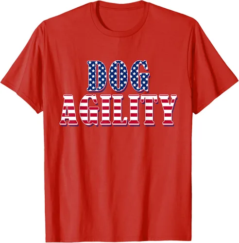 Vista 55 de Dog Agility American Flag - Camiseta de agilidad para perros, Negro