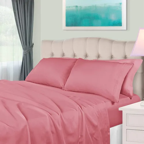 Vista 48 de BLUENILEMILLS Juego de ropa de cama ultrasuave de algodón egipcio de fibra larga, 650 hilos, lujoso, elegante, tejido de satén suave, 1 sábana