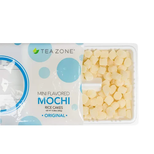 Vista 3 de Tea Zone Mini Mochi original de 10.6 oz - Bolsa
