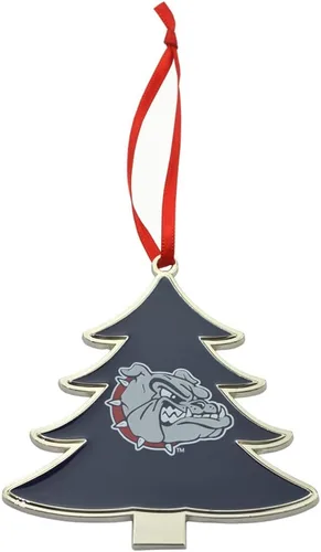 Vista 26 de Alabama Crimson Tide Circle Logo Árbol en forma de adorno de Navidad de metal
