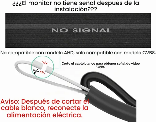 Vista 2 de Marco de matrícula, cámara de respaldo de visión nocturna, cámara de visión trasera para automóvil con 8 LED brillantes, ángulo de visión de 170°
