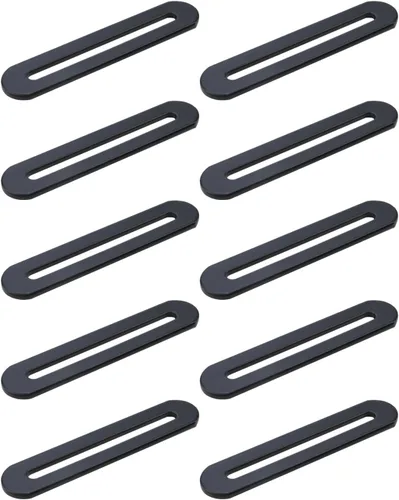 Vista 7 de KUMGROT 20 soportes de expansión de mesa ajustables en ángulo recto ranurados, sujetadores de esquina de hierro fundido de 0.98 pulgadas para mesas