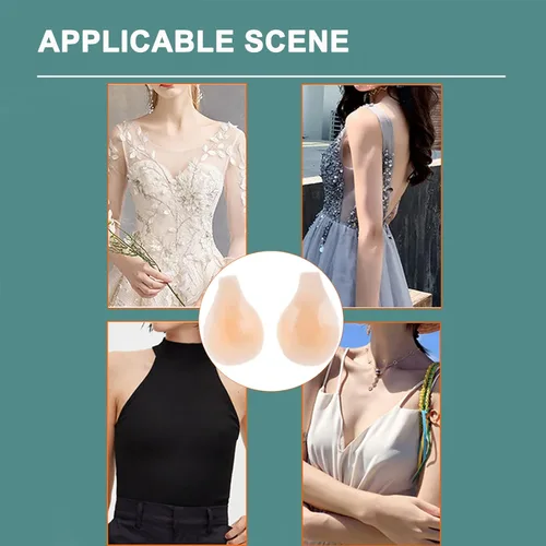 Vista 4 de Brasier adhesivo, sujetadores adhesivos con cuchara para mujeres para levantar los senos rápidamente.