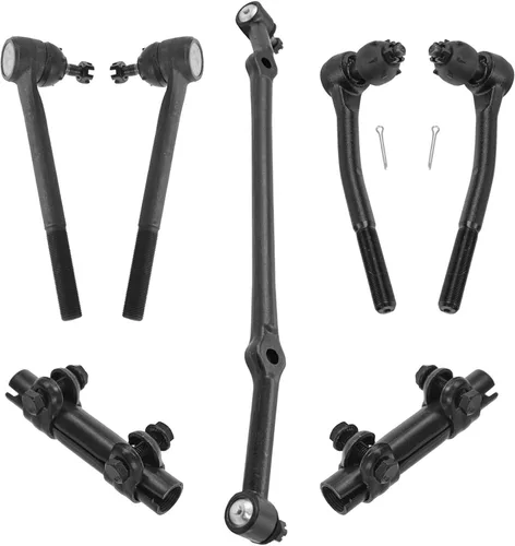 Vista 297 de TRQ Kit de dirección delantera con barra de acoplamiento de fuelle de piñón y cremallera compatible con Toyota Echo 2000-2005