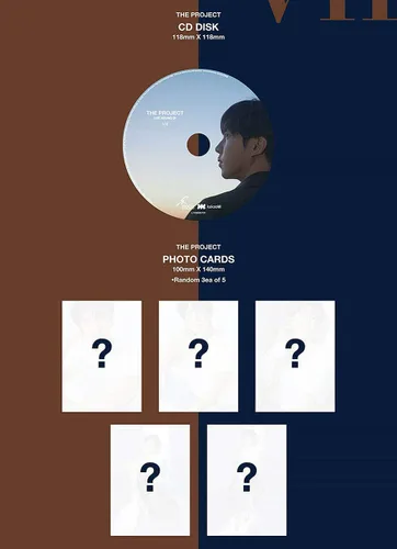 Vista 2 de LEE SEUNGGI [THE PROJECT VII] 7th Album. 1ea CD+1p POSTER+Booklet+3ea Photo Card+TRACKING CODE K-POP SEALED