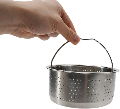 Vista 8 de Stainless Steel Steamer Basket Insert for Pressure Cooker
