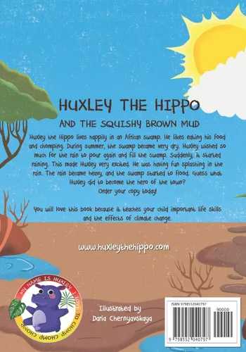 Vista 2 de Huxley the Hippo and the Squishy Brown Mud (The Huxley the Hippo Books)