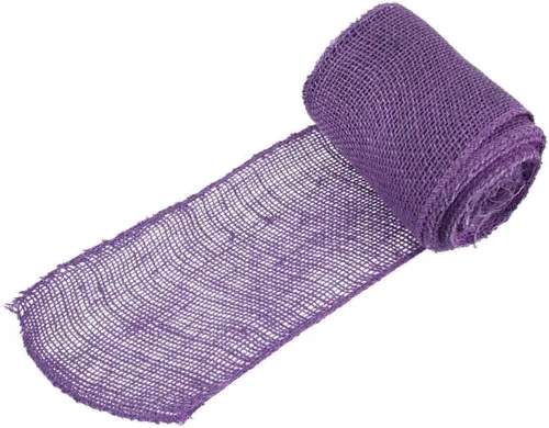 Vista 17 de JubileeYarn - Cinta de yute de arpillera para manualidades, 5.5 pulgadas x 10 yardas, color negro, 1 rollo