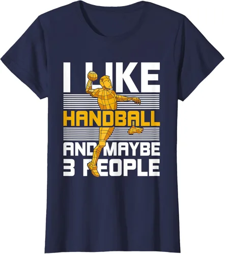 Vista 24 de Divertido jugador de balonmano atleta regalo balonmano camiseta Negro