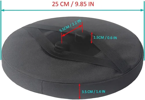 Vista 2 de Outward Gear Cojín de taburete plegable (excluye taburetes) para taburetes plegables retráctiles, cojín telescópico original y auténtico con espuma