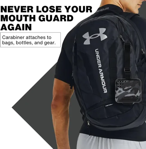 Vista 6 de Under Armour Funda protectora bucal. Almacenamiento de protector bucal. Mantenlo limpio y seguro