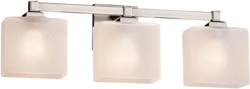 Vista 2 de Justice Design Group Lighting FSN-8433-55-FRCR-NCKL Regency - Barra de baño, níquel cepillado