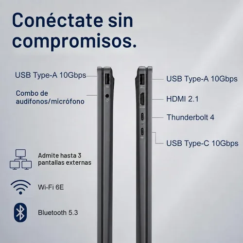 Vista 6 de HP OmniBook X Flip, portátil 2 en 1 de 16", Intel Ultra 7 256V, 16 GB, SSD