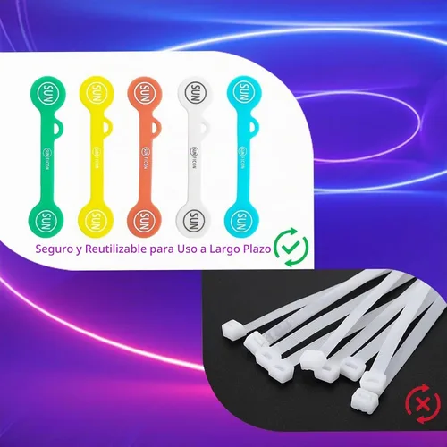 Vista 4 de SUNFICON Clips organizadores de cables magnéticos para auriculares, bobinadora, clips para marcapáginas, pizarra blanca, imanes de refrigerador