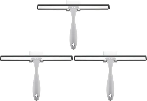 Vista 16 de AmazerBath Escobilla para puerta de cristal de ducha, escobilla de ducha para puertas de cristal, escobilla multiusos con gancho para puertas