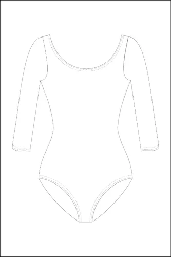 Vista 3 de Wear Moi MILO Leotardo para baileballet, microfibra, forro frontal, mujer