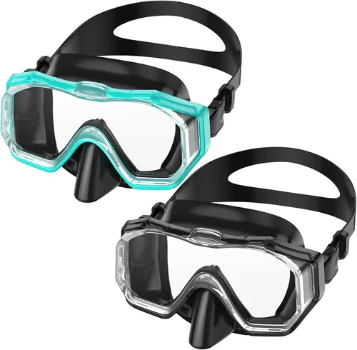 Vista 12 de WSTOO Adults Swim Goggles with Nose Cover to Prevent Water Inhaling, Anti-Fog Swimming Mask for Youth Men Women